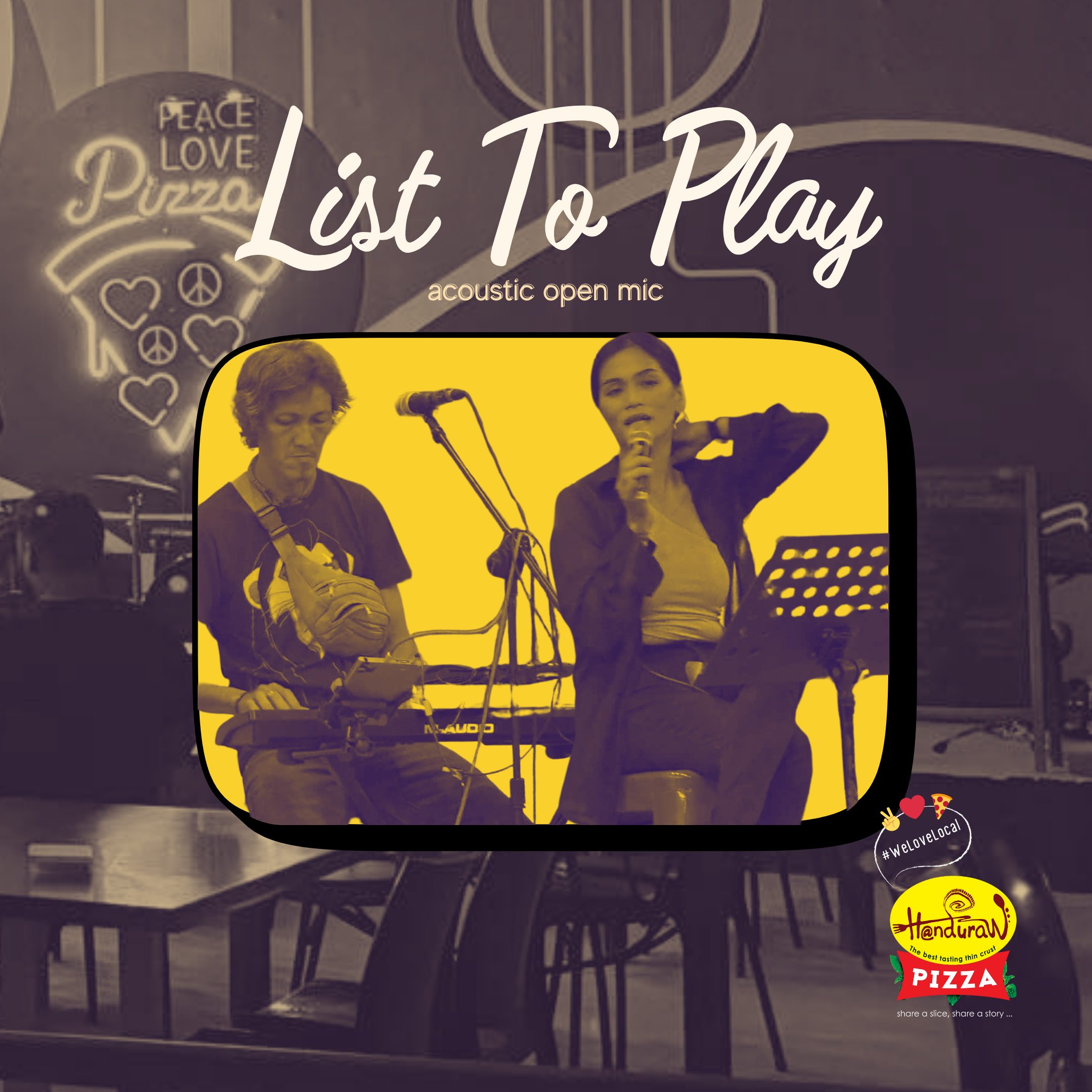 OPEN MIC NIGHT WITH LIST TO PLAY