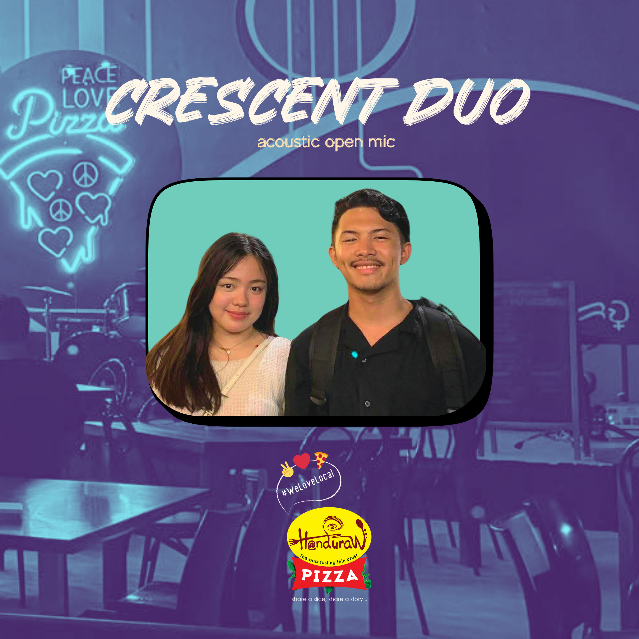 Acoustic Open Mic Night with Crescent Duo